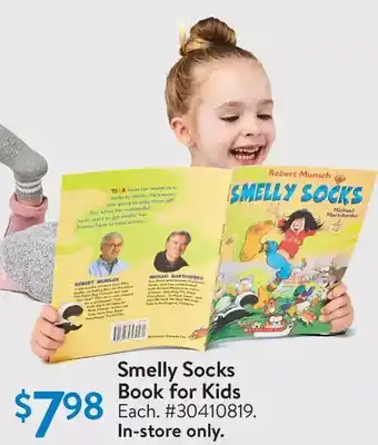 Walmart Smelly socks book for kids offer