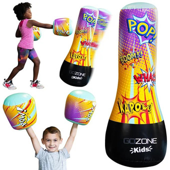 Walmart Kids' comic inflatable punching bag & gloves offer