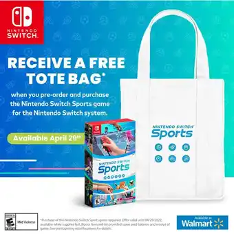 Walmart Nintendo switch sports | leg strap offer