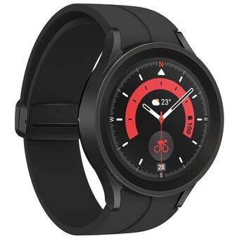 Best Buy Samsung galaxy watch5 pro (gps + lte) 45mm smartwatch with heart rate monitor - black offer