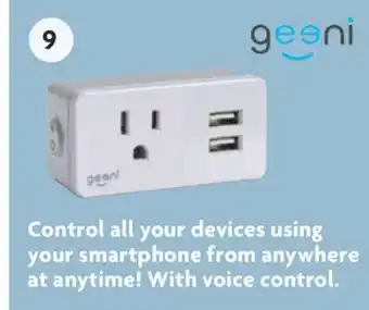 Home Hardware Switch + charge wi-fi smart plug - with 2 usb ports offer