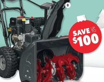 Home Hardware Snow thrower offer