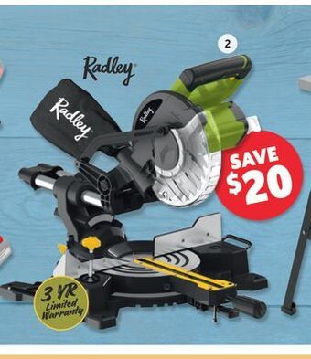 Home Hardware 7-1/4" sliding compound mitre saw offer