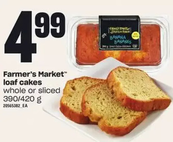 Loblaws Farmer's market loaf cakes offer