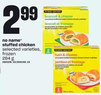 Loblaws No name stuffed chicken offer