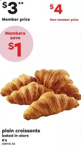 Loblaws Plain croissants offer