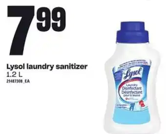 Loblaws Lysol laundry sanitizer offer