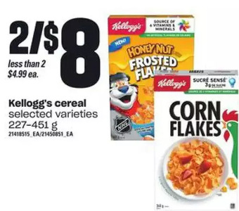 Loblaws Kellogg's cereal offer