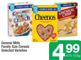 Highland Farms General mills family size cereals offer
