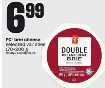 Zehrs Markets Pc brie cheese offer
