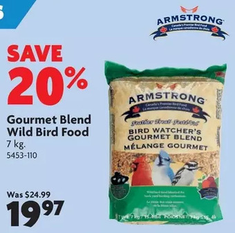 Home Hardware Gourmet blend wild bird food offer