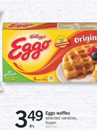 Fortinos Eggo waffles offer