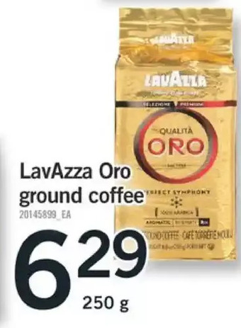 Fortinos Lavazza oro ground coffee offer