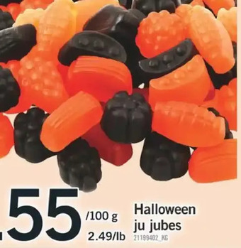 Fortinos Halloween ju jubes offer