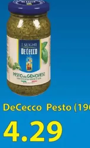 Fortinos Dececco pesto offer