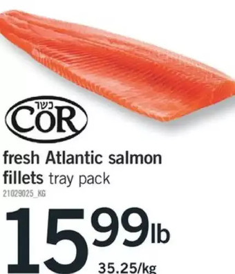 Fortinos Fresh atlantic salmon fillets offer