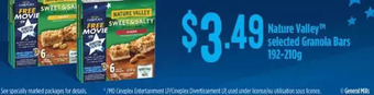 Fortinos Nature valley granola bars offer