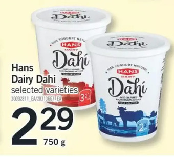 Fortinos Hans dairy dahi offer