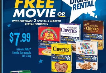 Fortinos General mills family size cereals offer