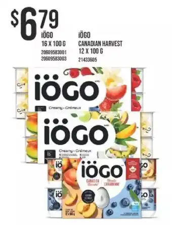 Fortinos Iogo canadian harvest offer