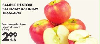 Longo's Fresh honeycrisp apples offer