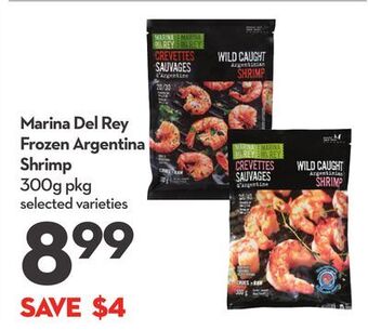 Longo's Marina del rey frozen argentina shrimp offer
