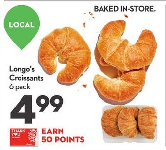 Longo's Longo's croissants offer