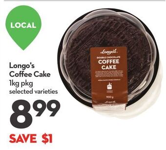 Longo's Longo's coffee cake offer