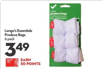 Longo's Longo's essentials produce bags offer