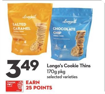 Longo's Longo's cookie thins offer