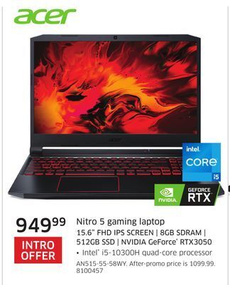 The Source Acer nitro 5 gaming laptop offer