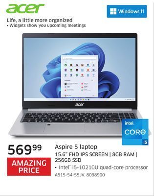 The Source Acer aspire 5 laptop offer