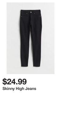 H&M Skinny high jeans offer