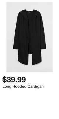H&M Long hooded cardigan offer