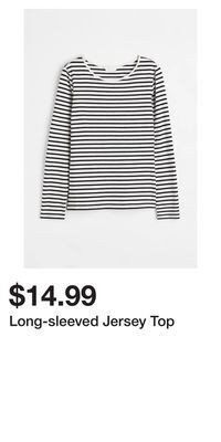 H&M Long-sleeved jersey top offer
