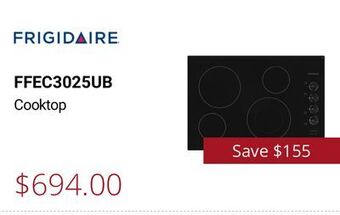 Canadian Appliance Source Frigidaire cooktop offer