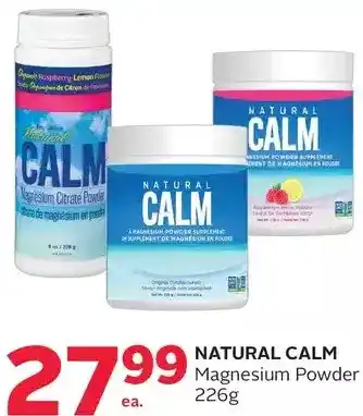 Rexall Natural calm magnesium powder offer