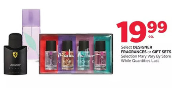 Rexall Designer fragrances or gift sets offer