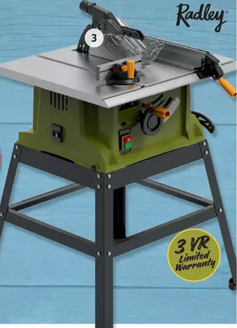 Home Hardware 10" table saw with stand offer