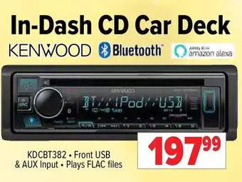 2001 Audio Video Kenwood in-dash cd car deck offer