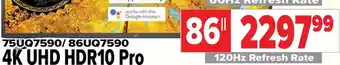 2001 Audio Video Lg 86" 4k uhd hdr10 pro tv offer