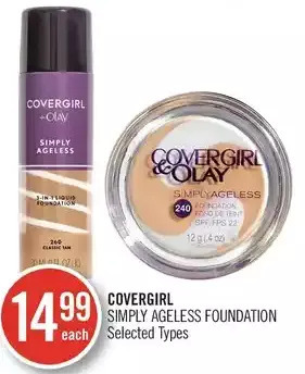 Shoppers Drug Mart Covergirl simply ageless foundation offer
