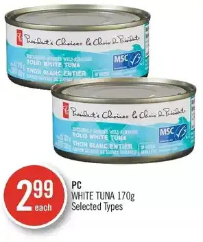Shoppers Drug Mart Pc white tuna offer