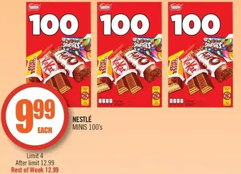Shoppers Drug Mart Nestlé minis offer