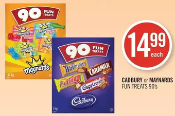 Shoppers Drug Mart Cadbury or maynards fun treats offer
