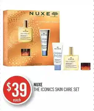 Shoppers Drug Mart Nuxe the iconics skin care set offer