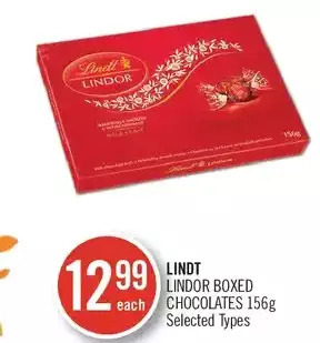 Shoppers Drug Mart Lindt lindor boxed chocolates offer