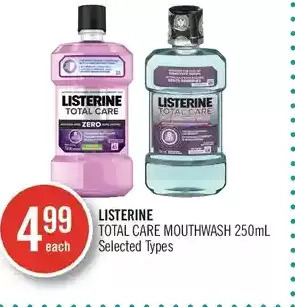 Shoppers Drug Mart Listerine total care mouthwash offer