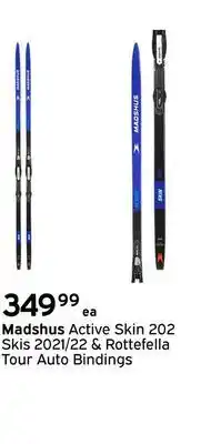 Atmosphere Madshus active skin 202 skis 2021/22 & rottefella tour auto bindings offer