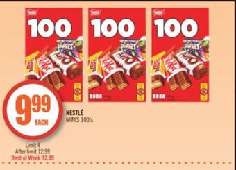Shoppers Drug Mart Nestlé minis offer